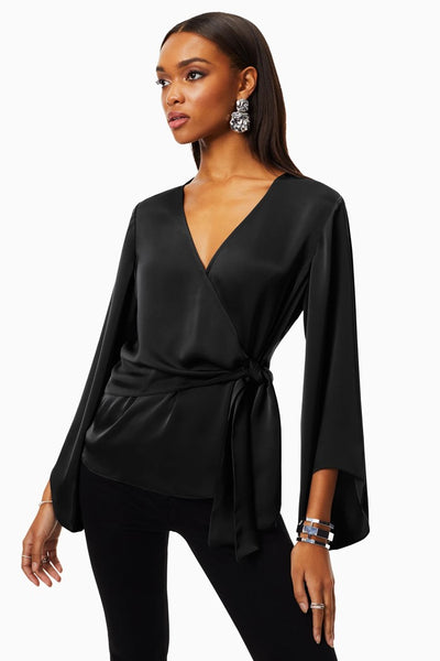 Cassandra Wrap Blouse – bfree boutique